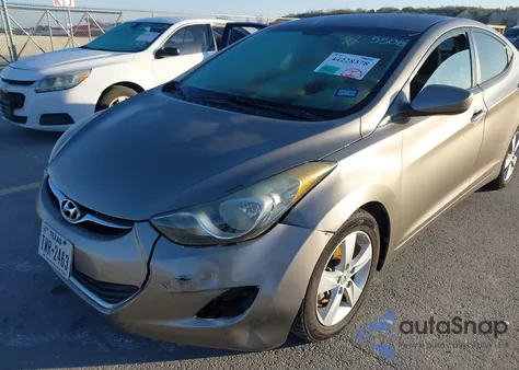 2013 Hyundai Elantra Gls from USA, damaged, VIN 5NPDH4AE0DH335506